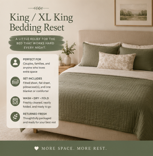 King / XL King Bedding Reset
